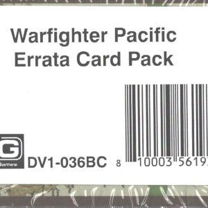 WWII Warfighter WWII PTO Errata deck