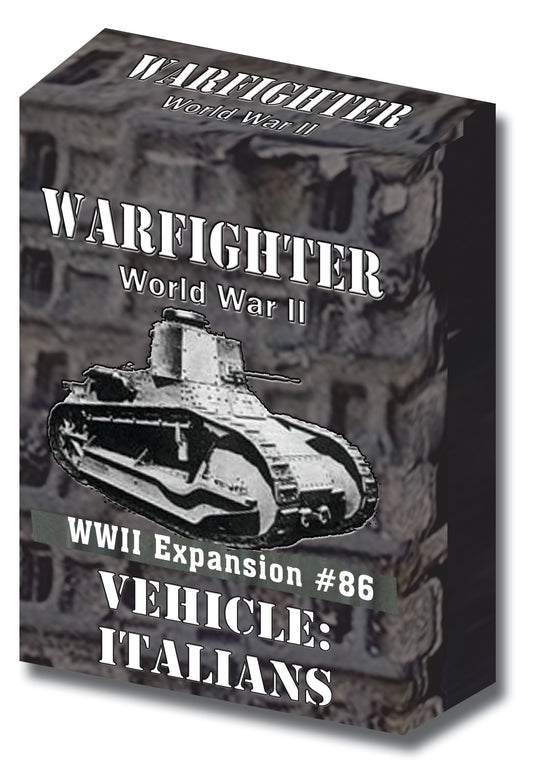 Warfighter WWII: Mediterranean Exp. #86 Italian Vehicles