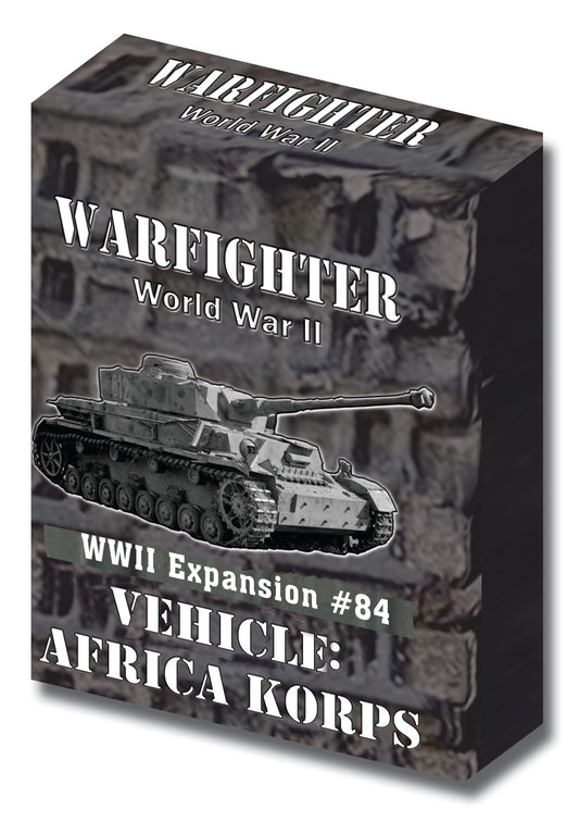 Warfighter WWII NA Expansion 84 Vehicle Afrika Korps